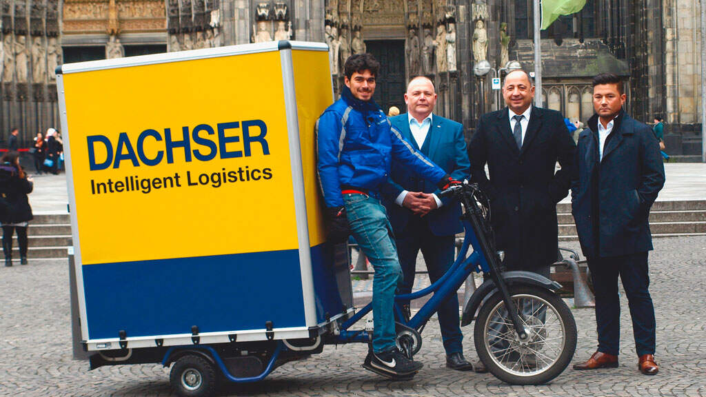 Elektryczne rowery DACHSER w coraz większej liczbie miast Elektryczne rowery DACHSER w coraz większej liczbie miast