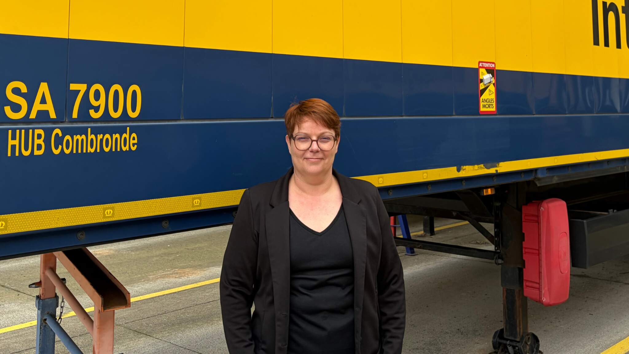 &Eacute;lisabeth Petit, Transport Production Manager w Eurohubie DACHSER w Clermont-Ferrand
 